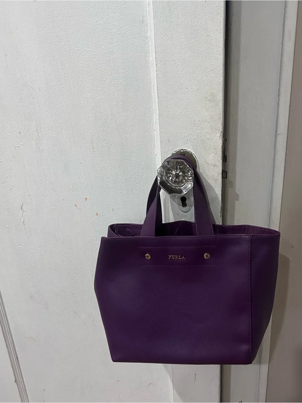 Furla Small  Purple Tote Bag